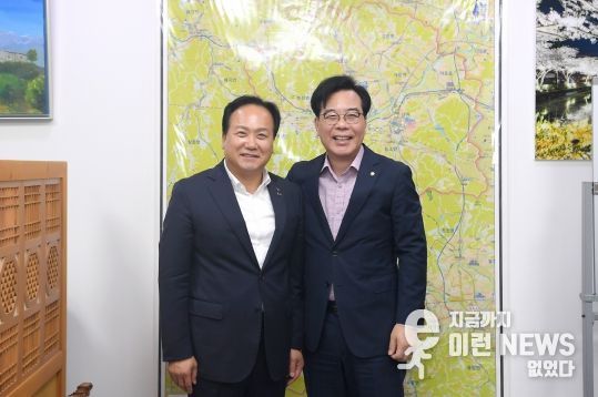 이권재 오산시장, 국회 찾아 지역예산 확보 협력 부탁