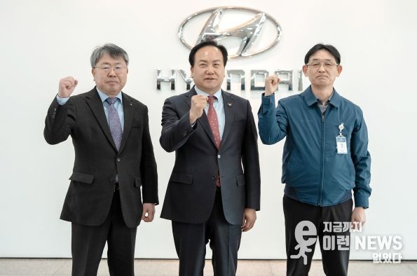 이권재 오산시장, 현대차 전주공장 방문 “서울역行 광역버스 투입차량 조기 출고 요청”