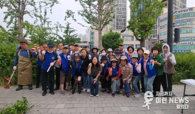 의정부시 가능동 통장협의회, 여름 맞이 무궁화동산 환경정비 실시