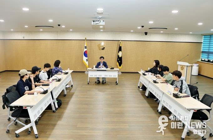 김태흥 부의장, 의왕시 대안교육기관 학생들과 시의회 참관 함께 해