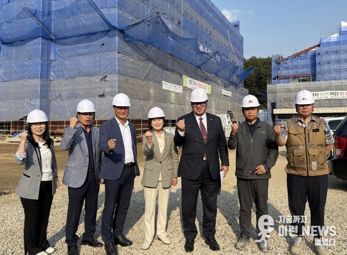 임광현 도의원, 광주 오포중 ․ 고교 신축공사 현장 점검