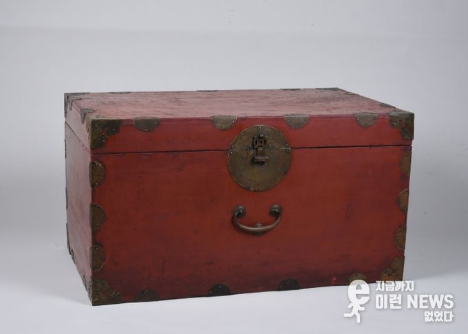 주칠쌍함 보존처리 후