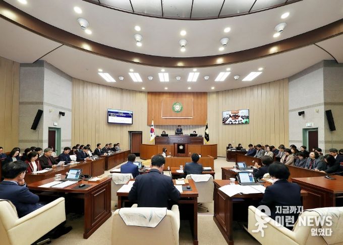 의왕시의회, 제315회 임시회 의사 일정 마무리