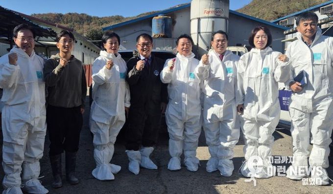 경기도의회 박명숙 의원, 농정위와 함께 양평 축산악취 저감 농가 현장 방문