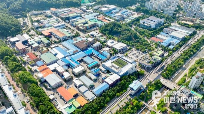 용현산업단지 전경