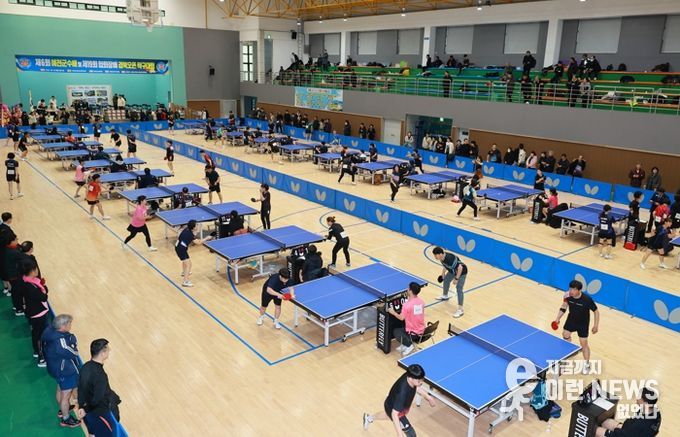 제6회 예천군수배 및 제19회 협회장배 경북오픈 탁구대회 개최