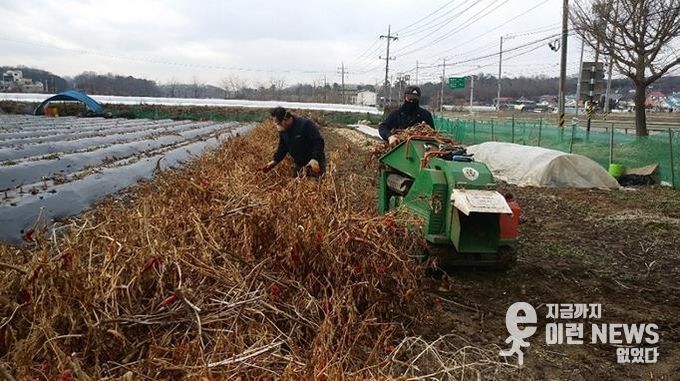 파주시,“영농 부산물 태우지 말고 파쇄하세요!”