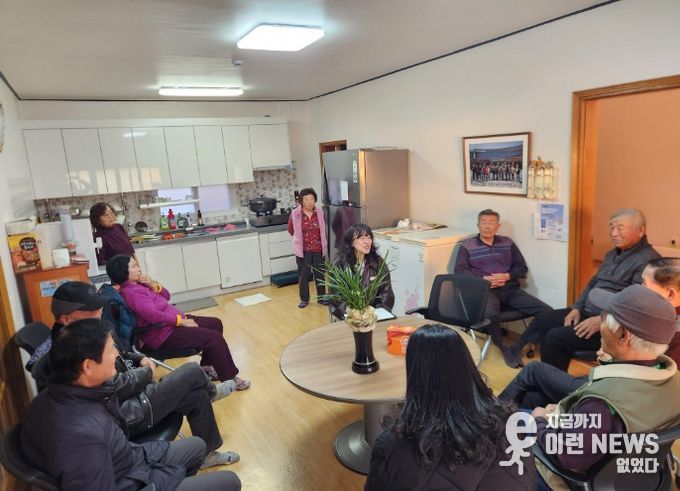 설성면, 새해맞이 경로당 현장 방문