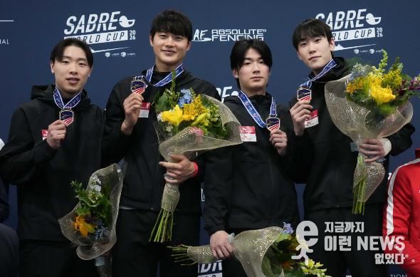 대전시청 소속 펜싱팀 오상욱 솔트레이크시티 사브르월드컵 2관왕