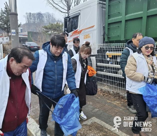 동두천시 생연1동 바르게살기운동위원회, 설맞이 환경정화 실시