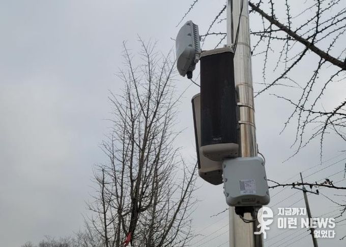 무지향성 AP기기 설치 전경