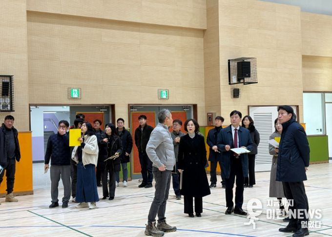 군포의왕교육지원청, 의왕푸른초·백운호수중 안전한 첫걸음을 위한 개교 전 최종 현장점검