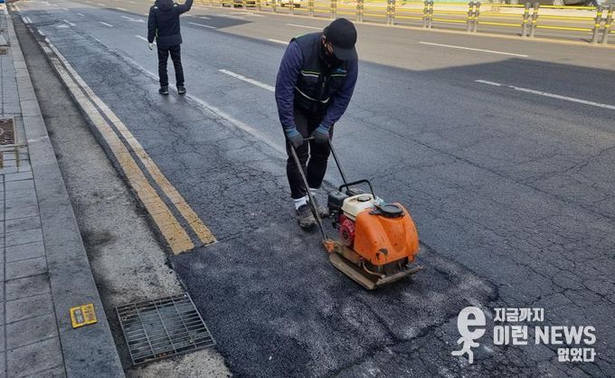 의정부시, ‘도로 위 지뢰’ 포트홀 집중 정비