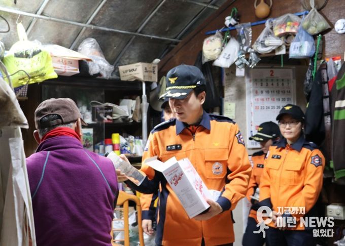 광명소방서, 주거용 비닐하우스 현장안전지도 실시로 화재위험 관리 강화