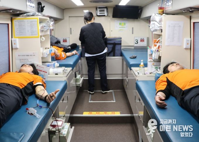 광명소방서, 혈액 수급 위기 속 ‘헌혈 이어하기 행사‘ 동참