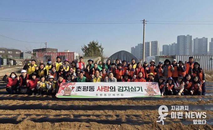 오산시 초평동 단체연합, ‘사랑의 감자 심기’로 이웃사랑 실천